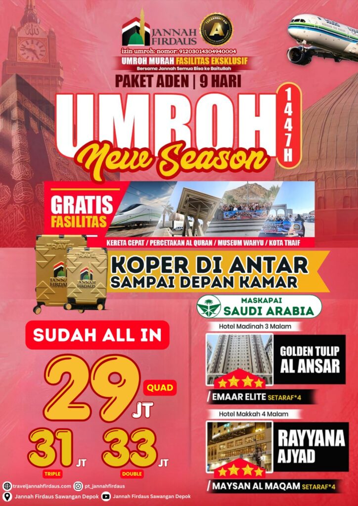 Paket Umroh Jannah Firdaus