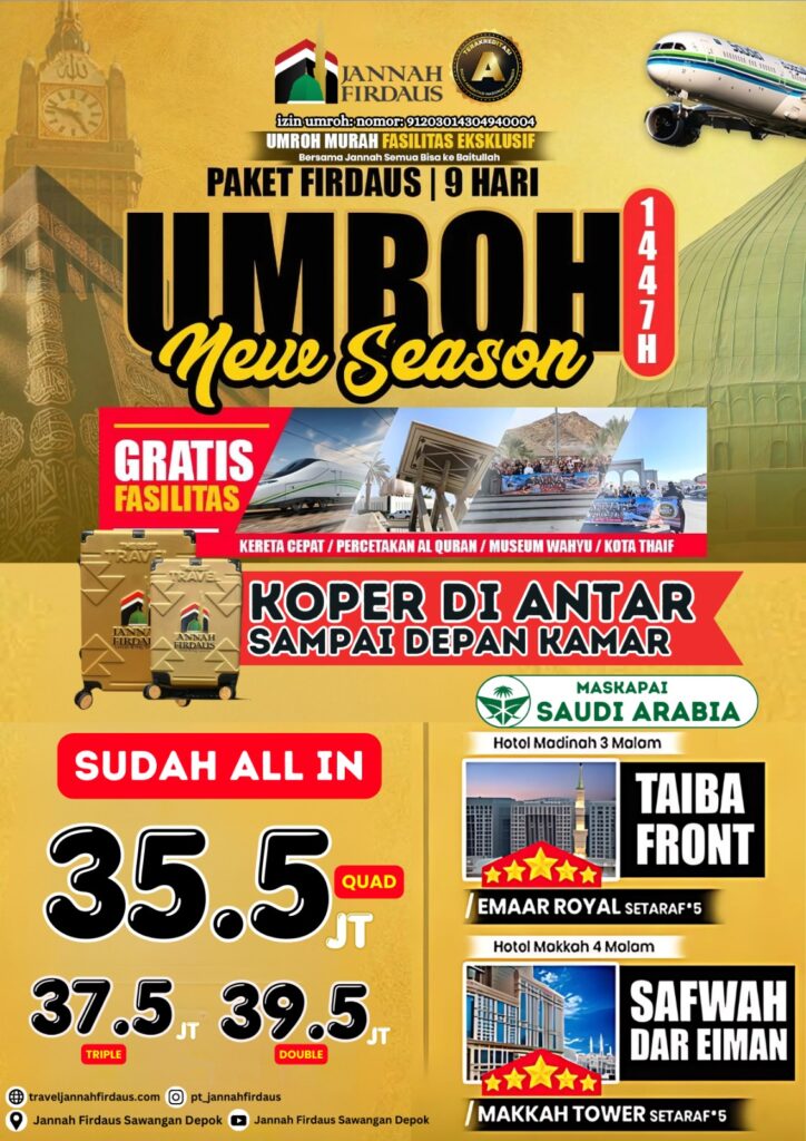 Paket Umroh Jannah Firdaus